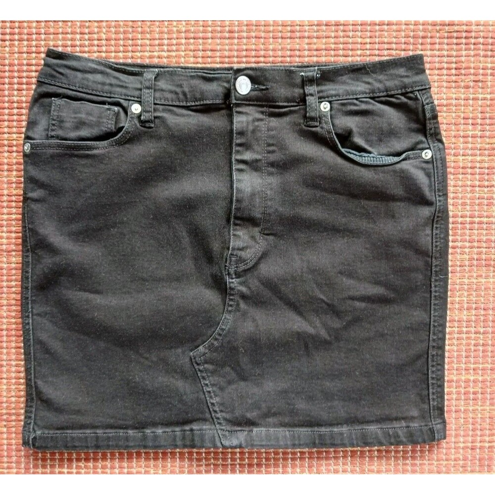 We The Free Free People Denim Skirt 31 Regular Black Mini